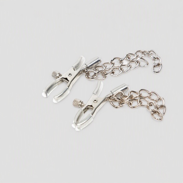 Spiked Chain Adjustable Nipple Clamps - image 4
