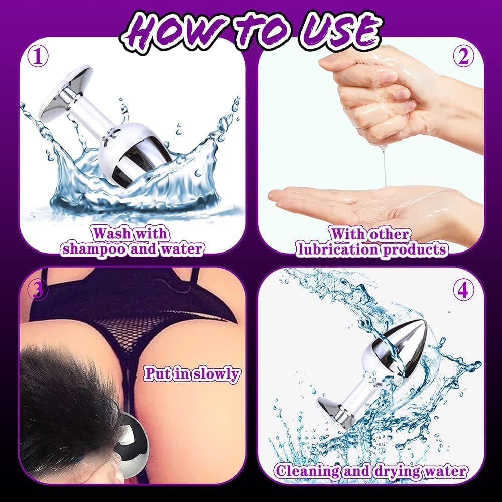 15.75'' Extra-Fluffy Fox Tail Butt Plug - image 1