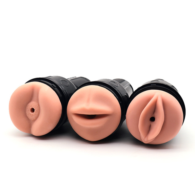 Travel Fleshlight Stroker Pocket Pussy – Vaginal/Oral/Anal Textures in Portable TPR