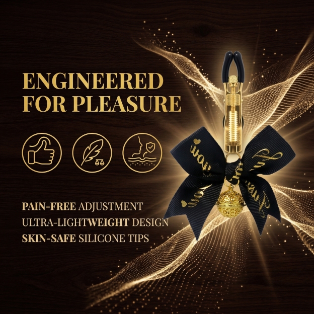 Metal Alligator Clamp Set with Bells & Bow Accents - image 12