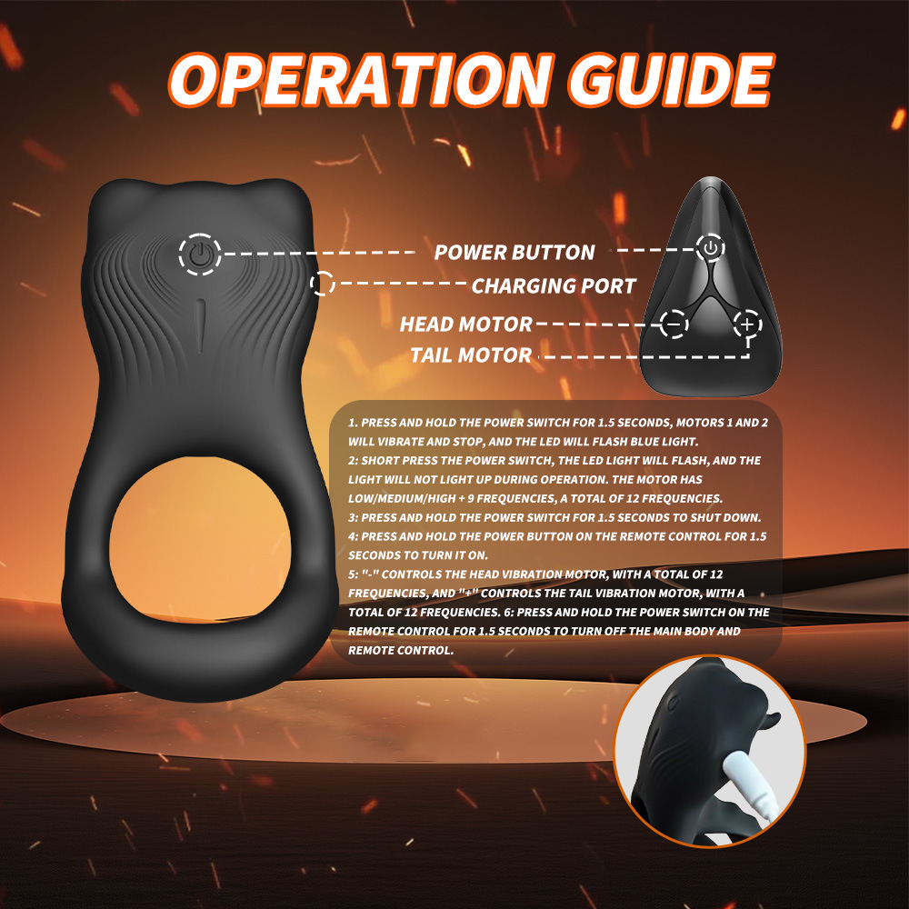 Dual Intense Touch â Couples Vibrating Cock Ring