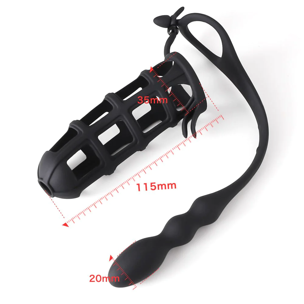 "Lock and Load" - Cock Ring & Anal Plug -WeLovePlugs