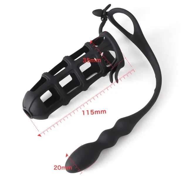 "Lock and Load" - Cock Ring & Anal Plug -WeLovePlugs