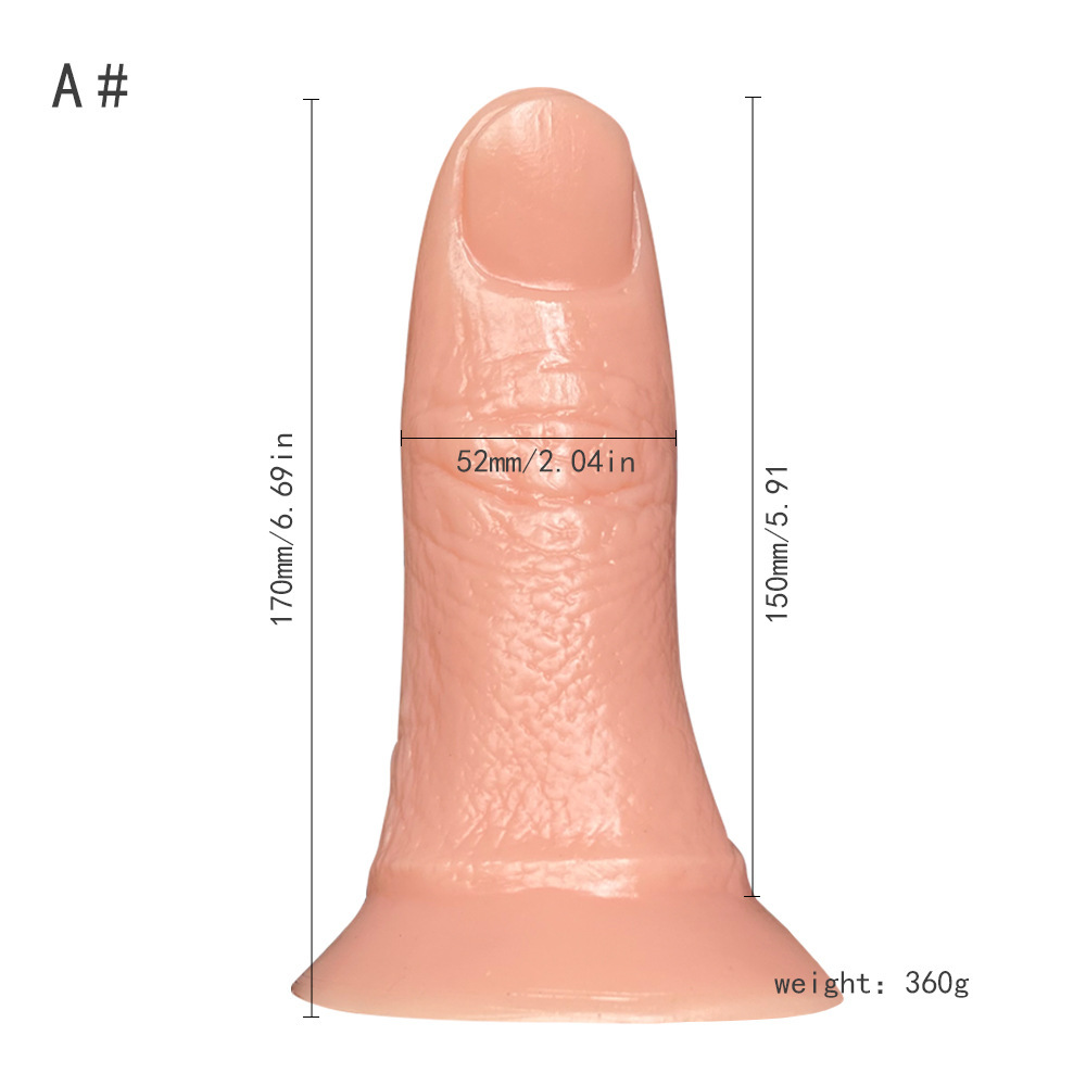 Realistic Black Finger-Shaped Dildo – Soft, Flexible & Perfect for Deep Play-WeLovePlugs