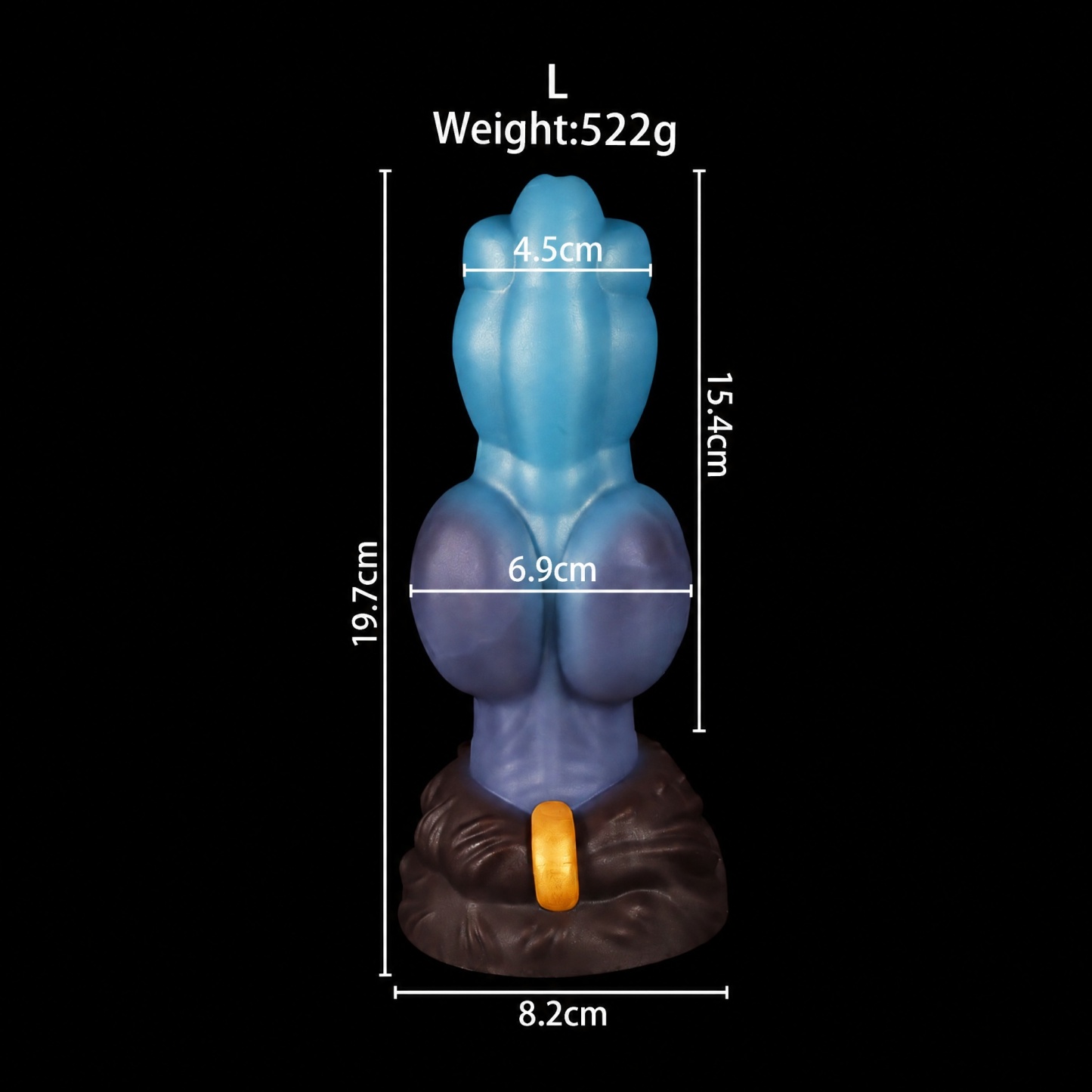 Mythic Werewolf King Silicone Fantasy Dildo - L - image 9