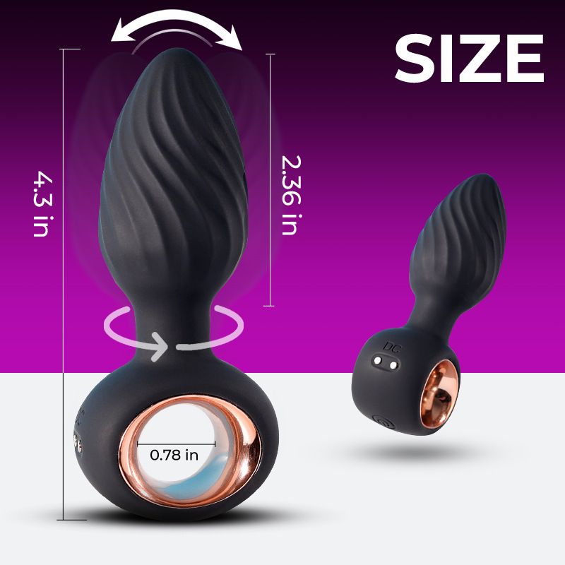 Silicone Vibrating Anal Plug With 9 Modes - image 5