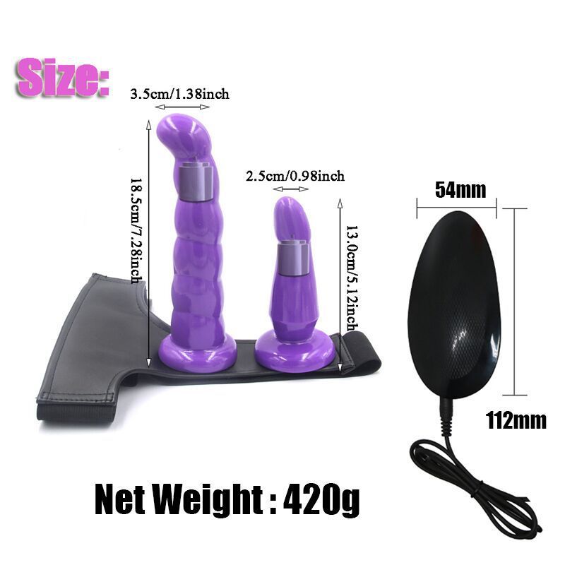 Women's Panty Strap On Dildo With Wired Remote Control-WeLovePlugs