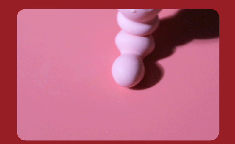 Silicone Vibrating Beaded Butt Plug -WeLovePlugs