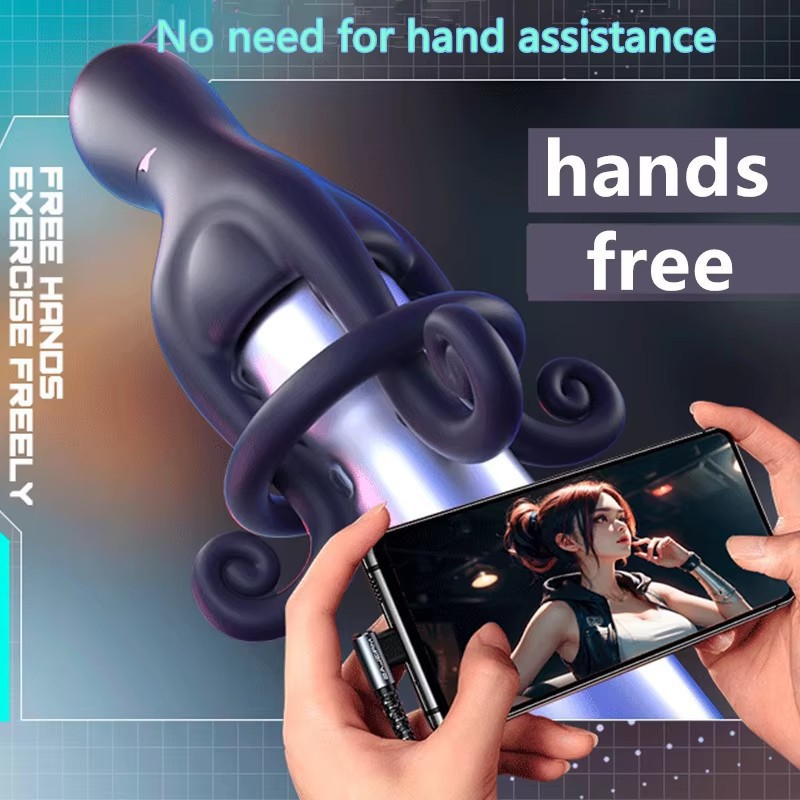 Deep-Thrust Penis Toy Octopus Tentacle Stroker Hands-Free Masturbation Play-WeLovePlugs
