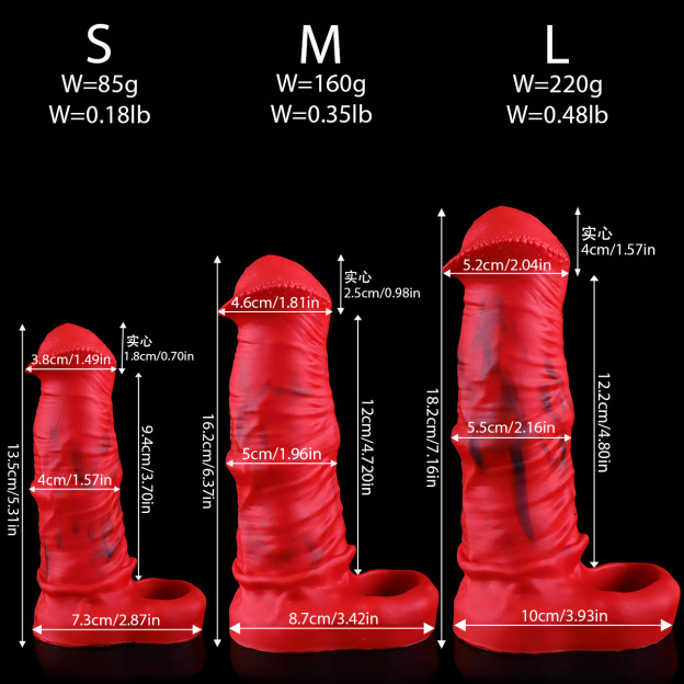 Crimson Stallion Silicone Plug-WeLovePlugs