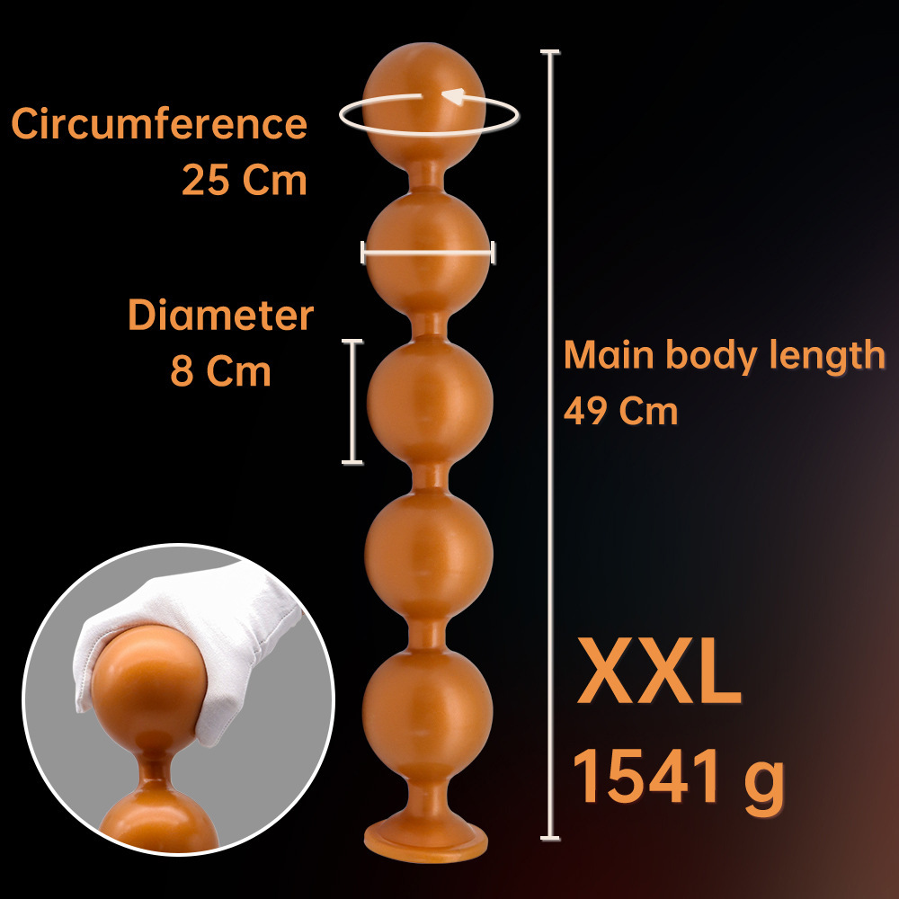Extra Large Butt Plugs Huge Beaded Anal Plug -WeLovePlugs