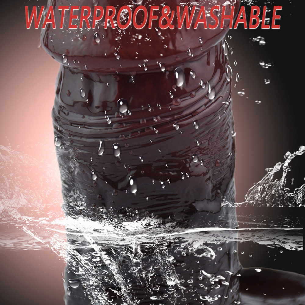 SensuSheath Realistic Black Big Penis Sleeve-WeLovePlugs