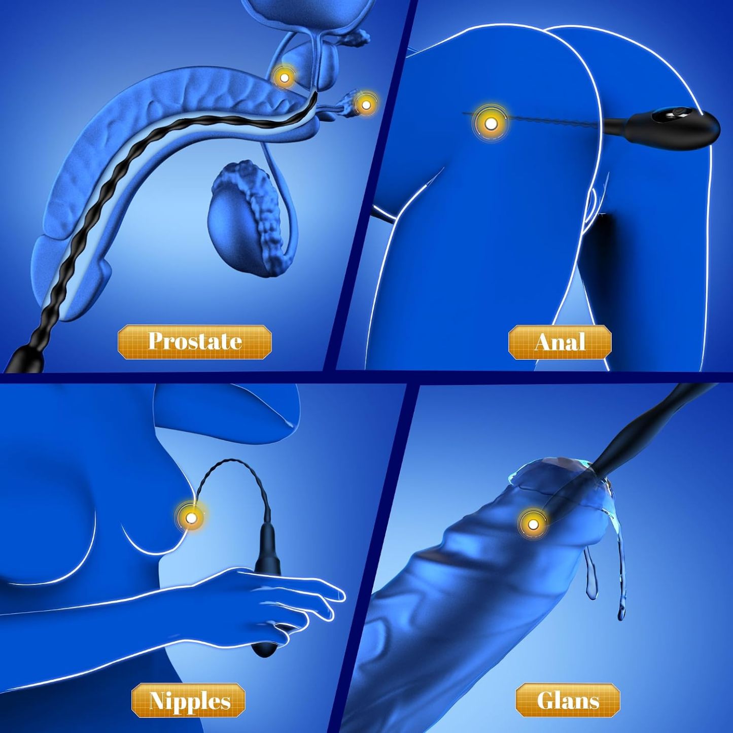 9-Mode Urethral Vibrating Sounding Rod - image 7