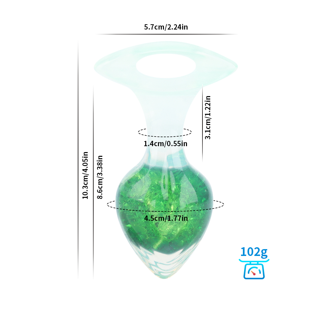 Crystalix Silicone Anal Plug-WeLovePlugs