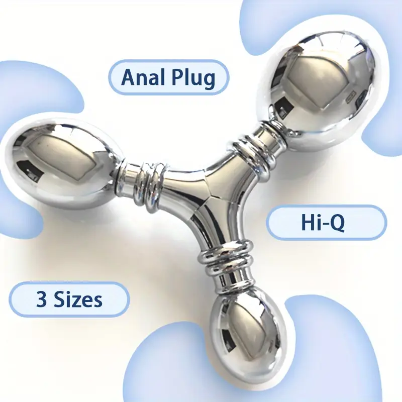 Tri-Ball G-Spot Anal Plug - image 3