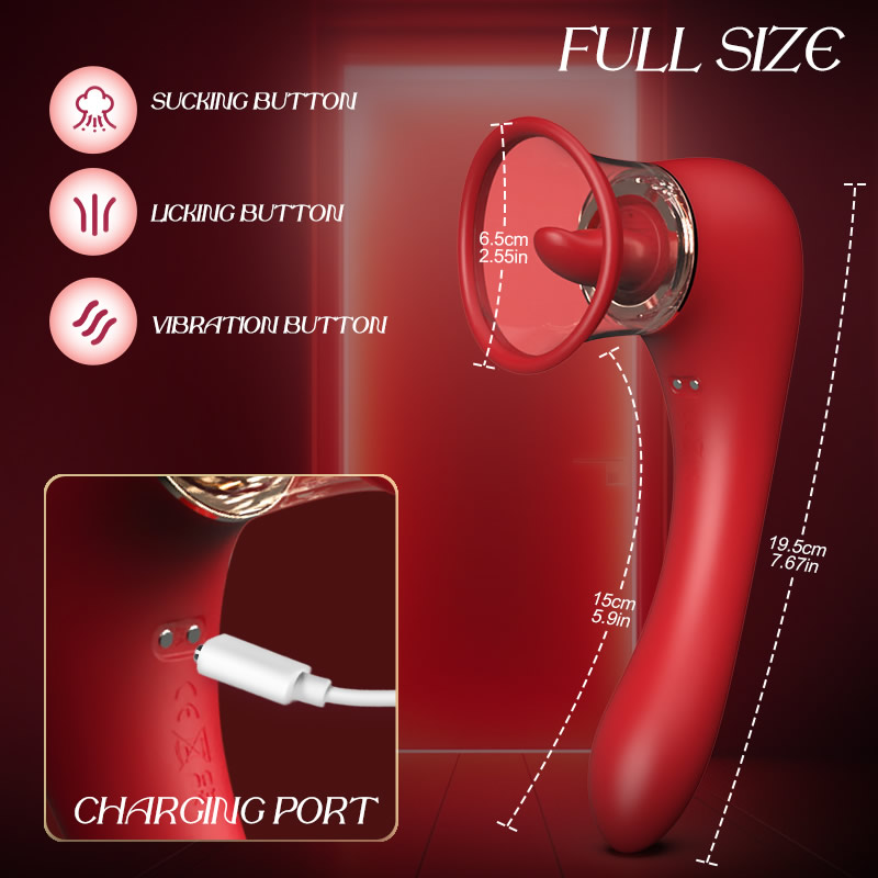 SensaLick - 3-in-1 Air-Pulse Vibrator - image 3