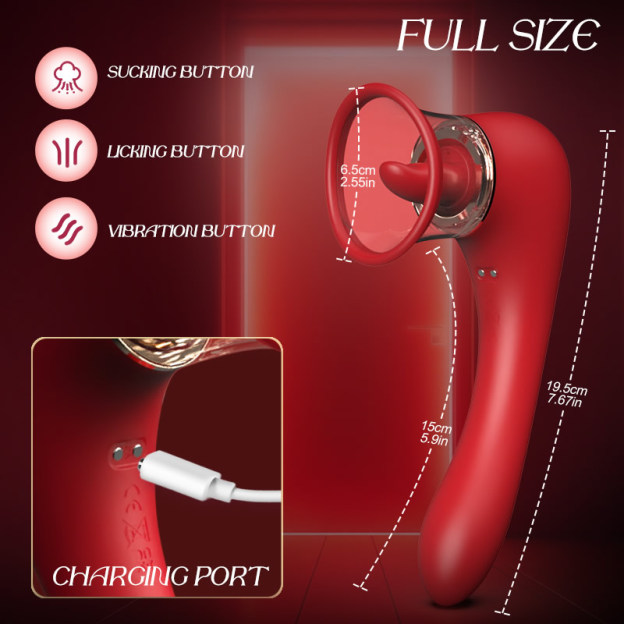 SensaLick - 3-in-1 Air-Pulse Vibrator - image 3