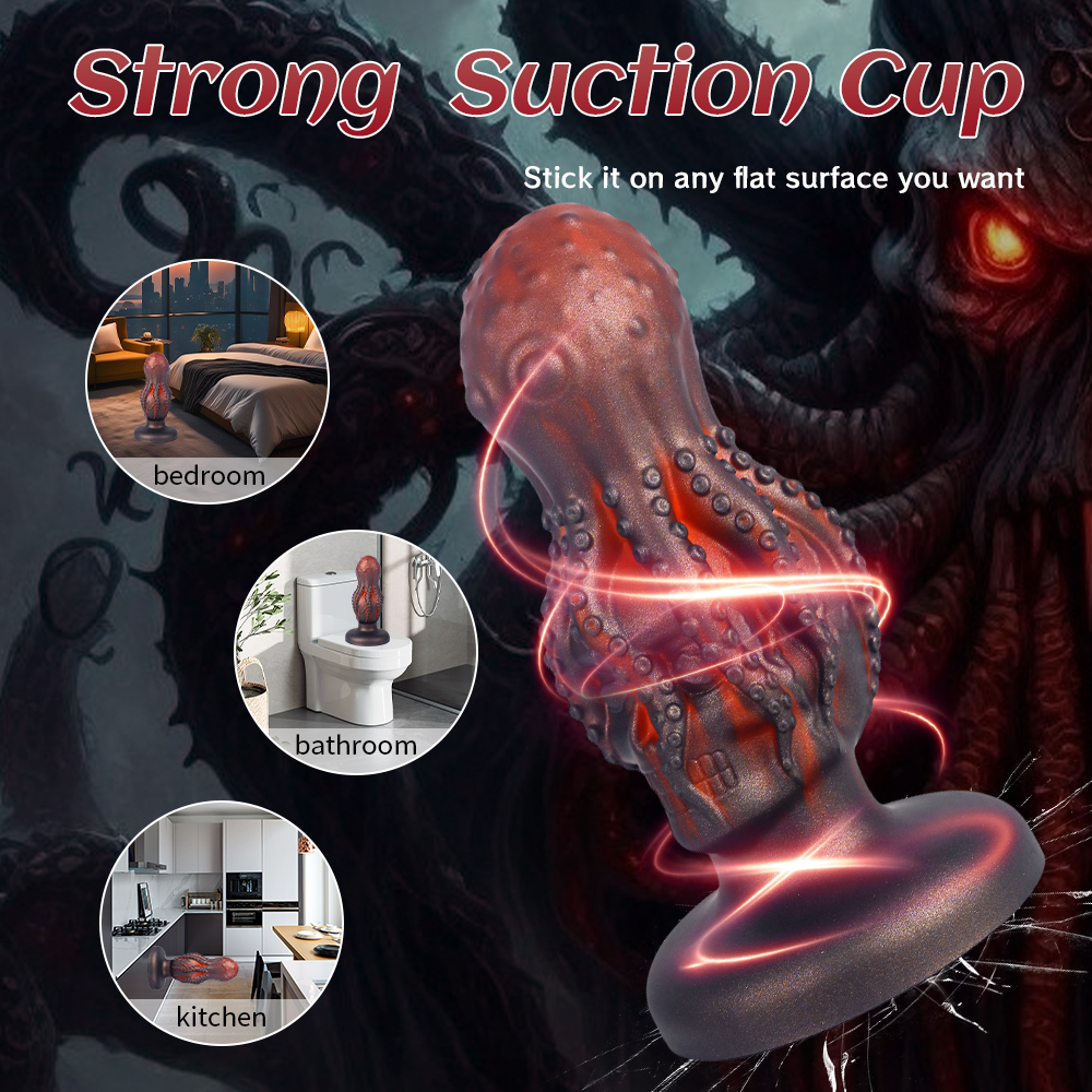 Monster Fantasy Octopus Skull Dildo