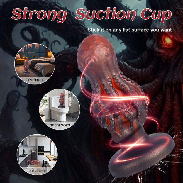 Monster Fantasy Octopus Skull Dildo