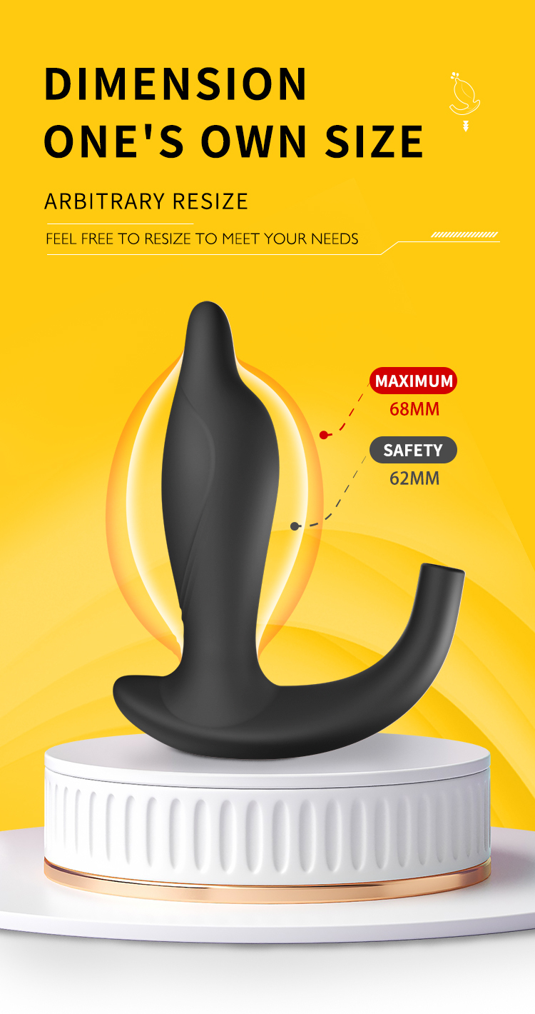 Inflatable & Detachable Enema Butt Plug