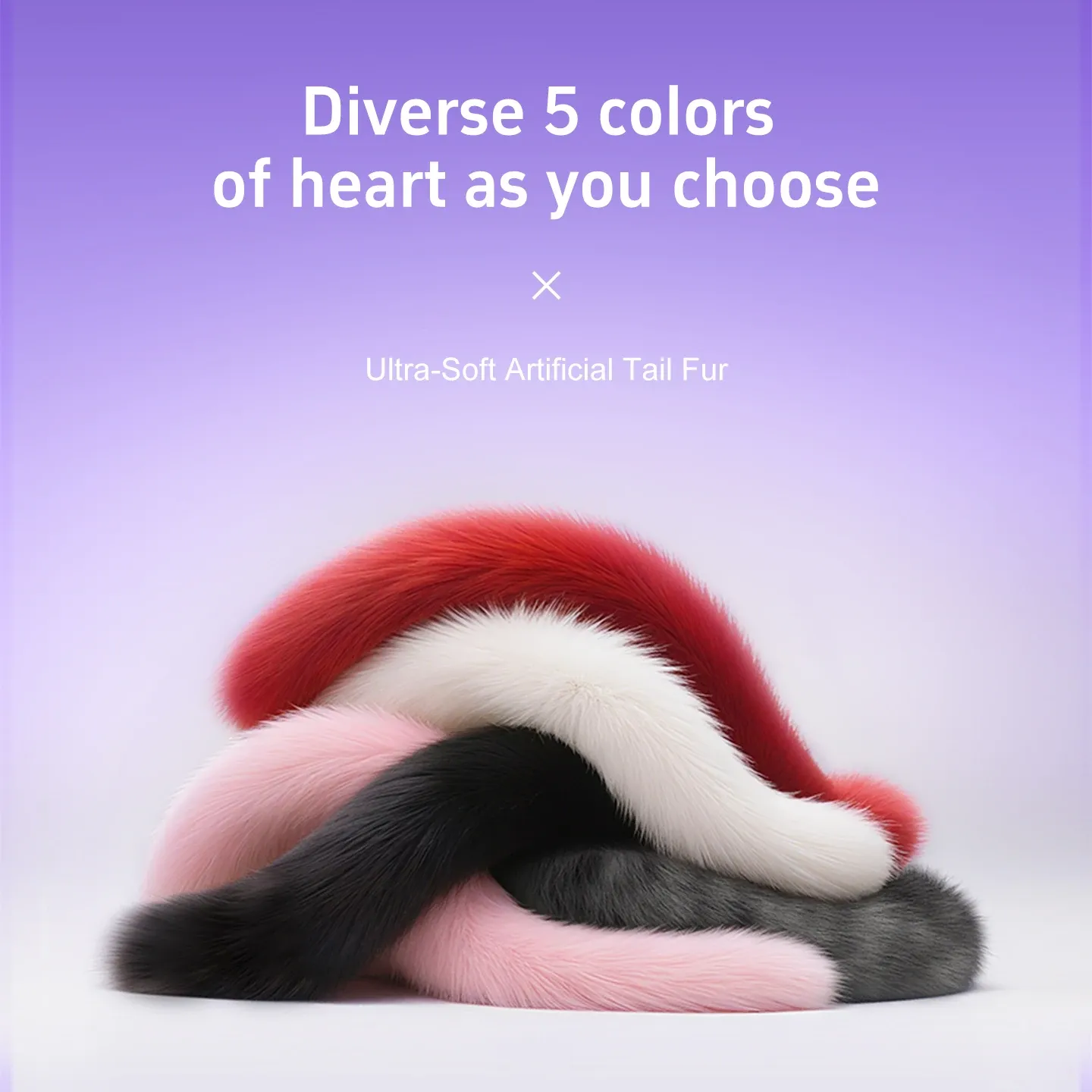 15.7'' Electro-Vibrating Fox Tail Butt Plug - image 7