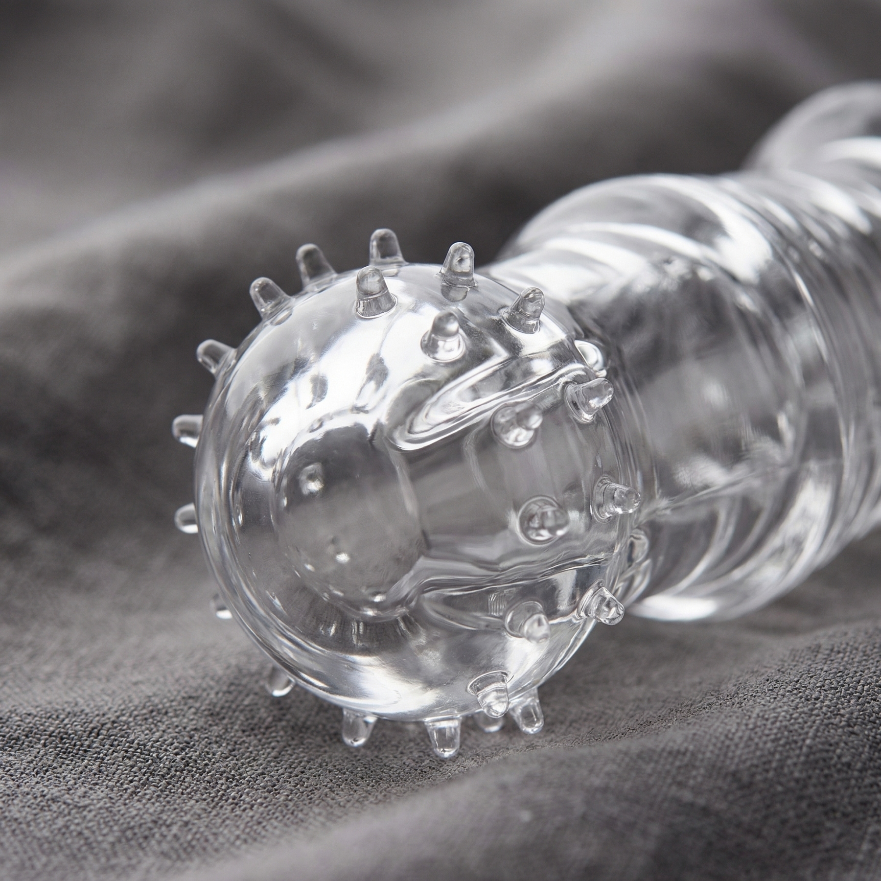 Textured Dotted Penis Sleeve - image 7