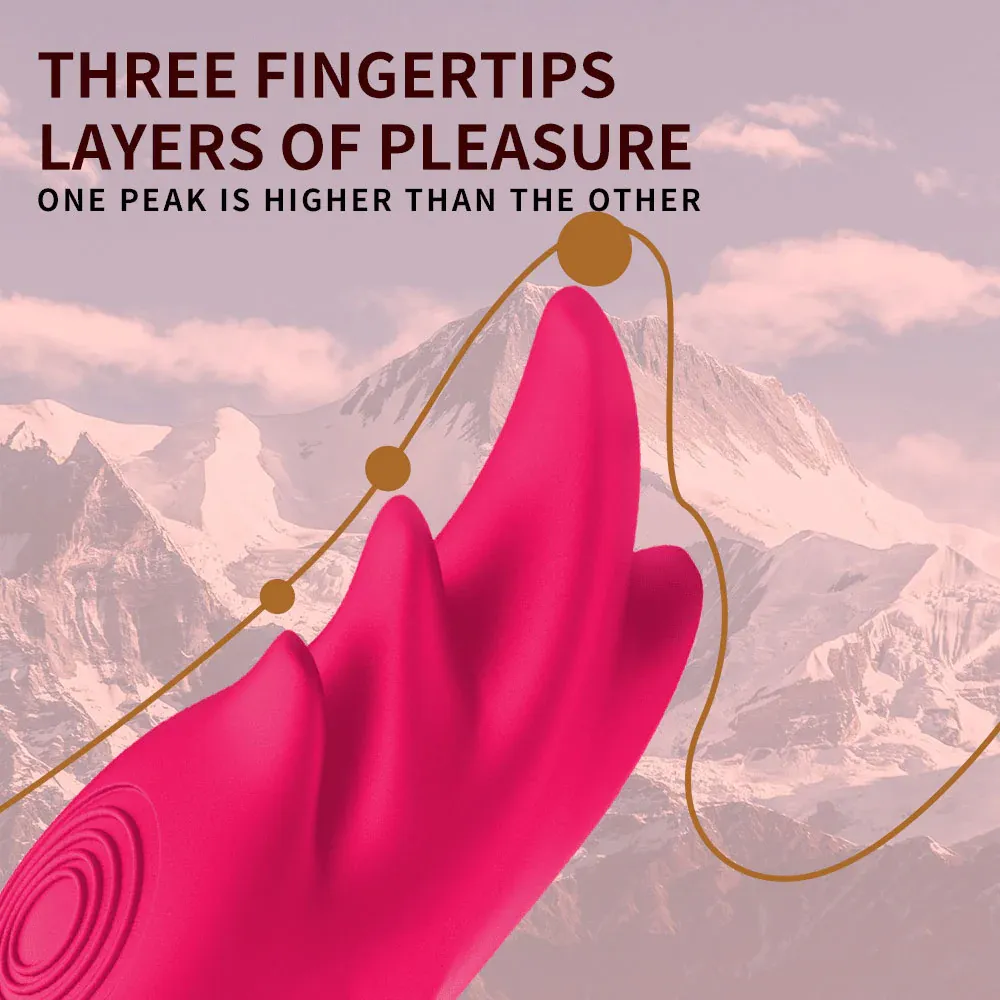 Six Finger Magic Set Vibrator Clitoris G-Spot Stimulator