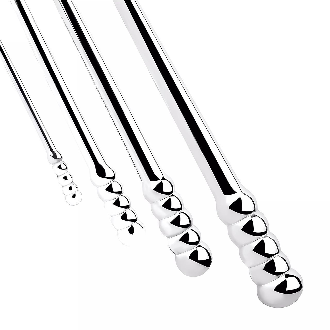 Stainless Steel Urethral Sound with Scale -WeLovePlugs
