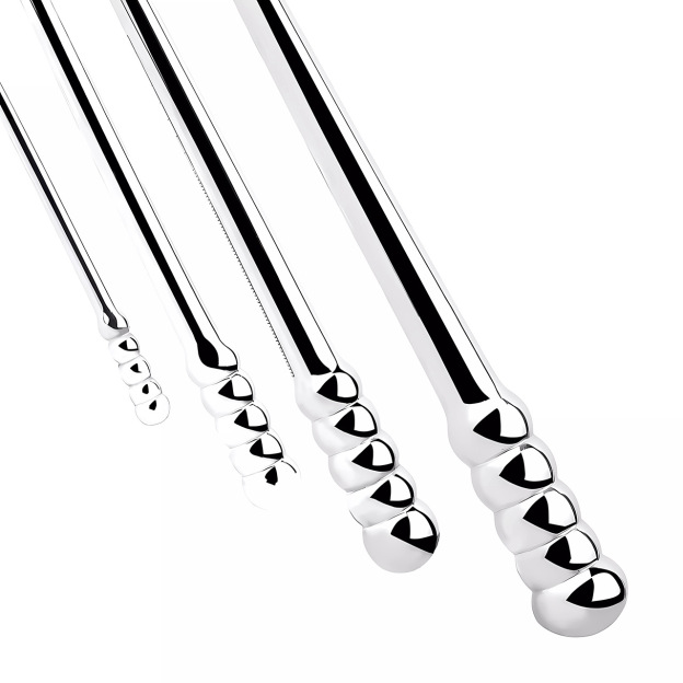 Stainless Steel Urethral Sound with Scale -WeLovePlugs