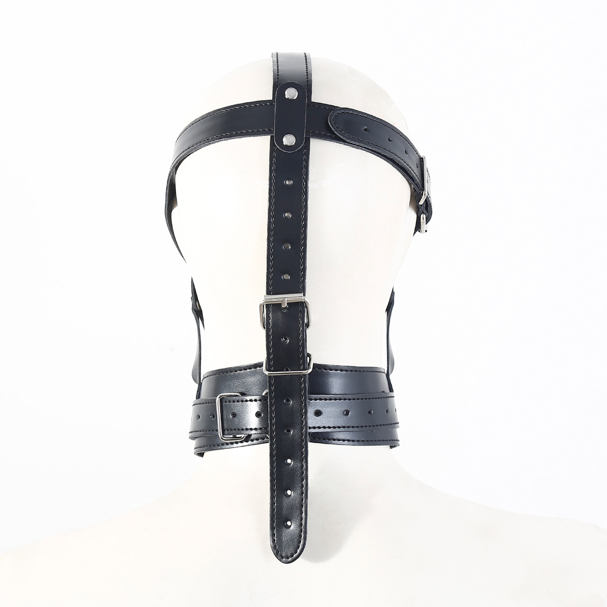 BDSM Mouth Gag Head Mask