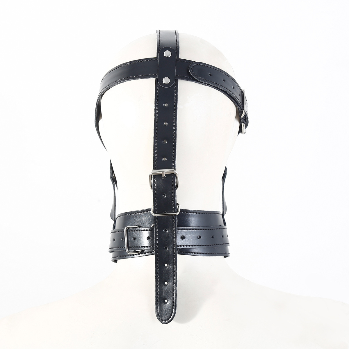 BDSM Mouth Gag Head Mask