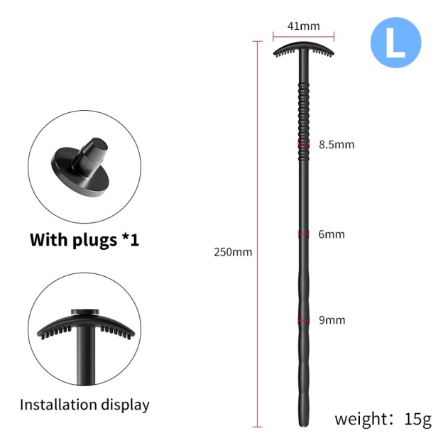 Silicone Urethral Exploration Plug with Syringe-WeLovePlugs
