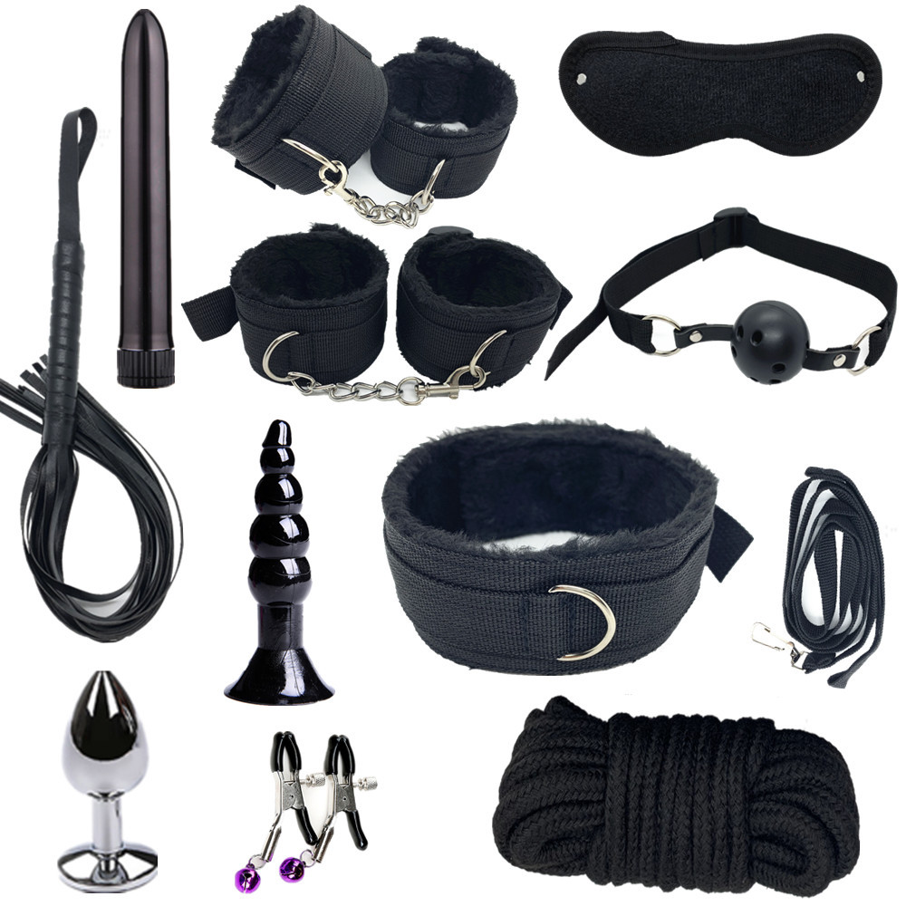 BDSM Bed Straps Restraints Sex 11 Pcs Set-WeLovePlugs