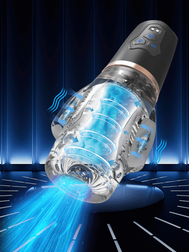 Sucking Good Masturbator 10 Vibrating Modes Stroker  -WeLovePlugs