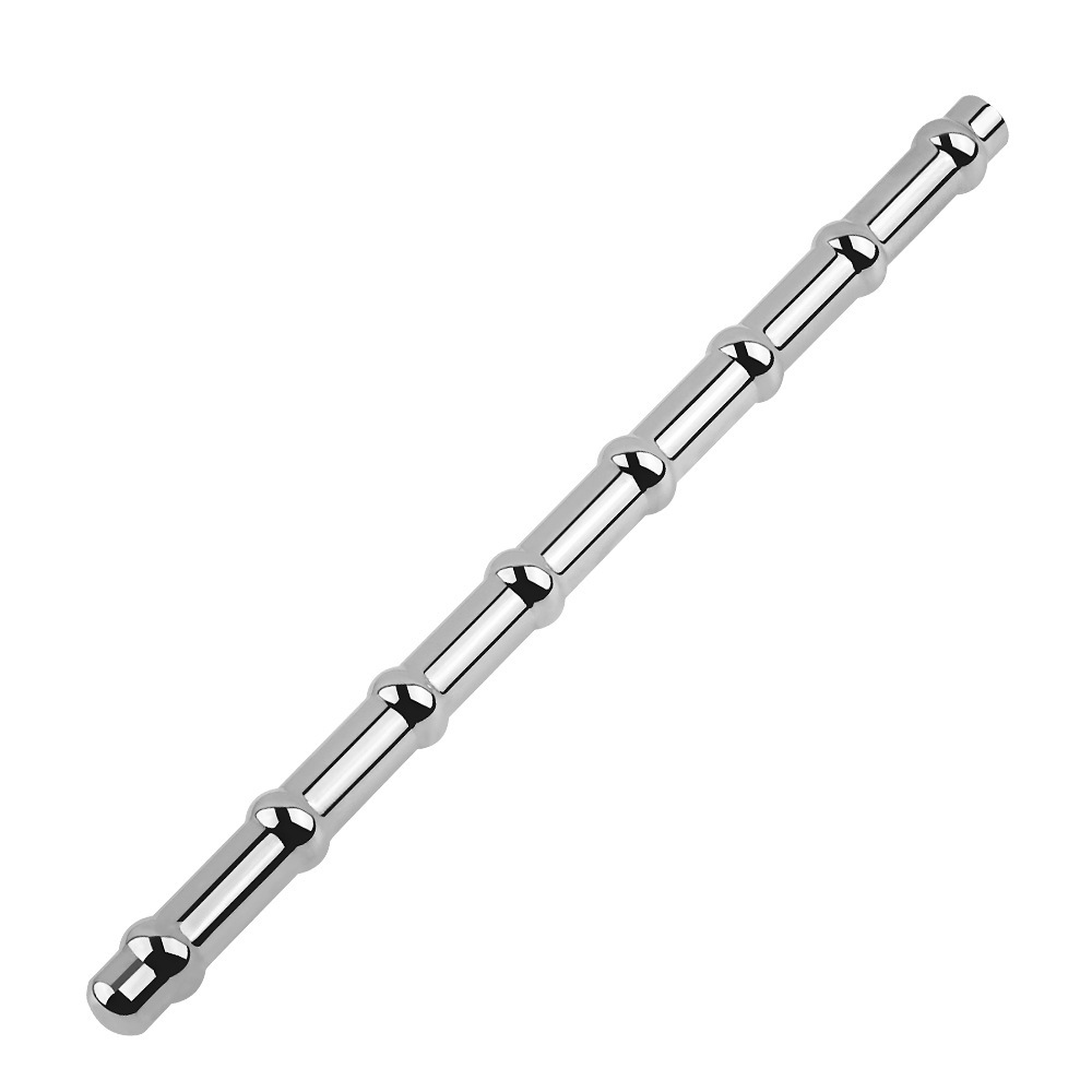 Stainless Steel Beaded Urethral Sounding -WeLovePlugs