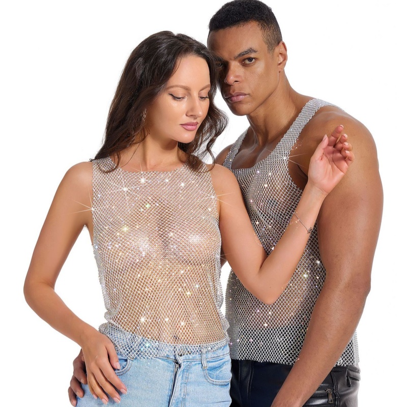 Starluxe Mesh Sparkle Top – Style H - image 1