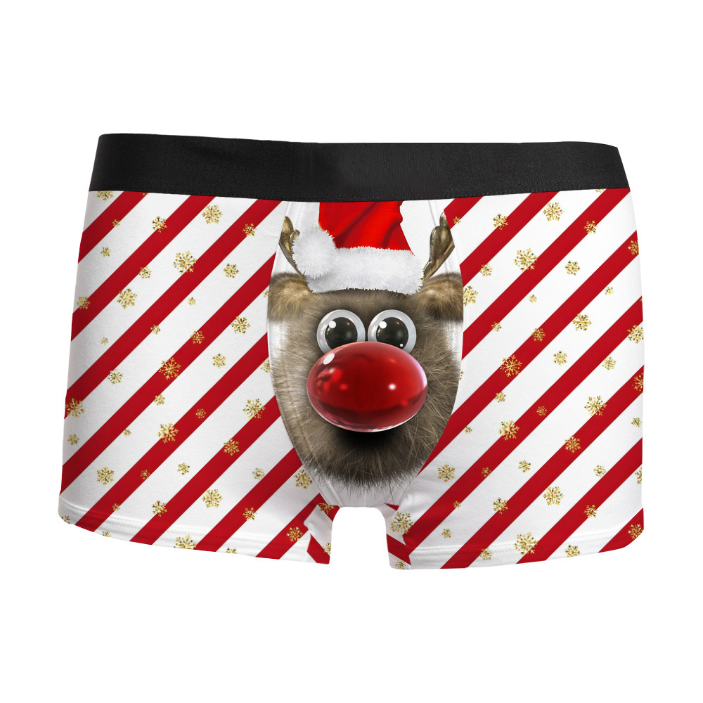 Christmas Morse Boxer Shorts Underwear -WeLovePlugs