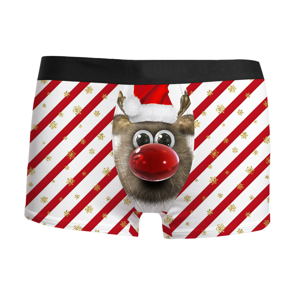 Christmas Morse Boxer Shorts Underwear -WeLovePlugs