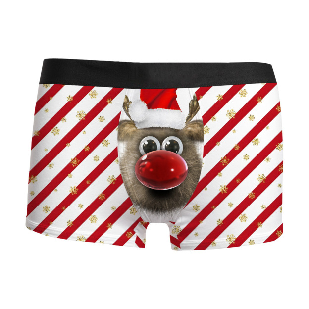 Christmas Morse Boxer Shorts Underwear -WeLovePlugs