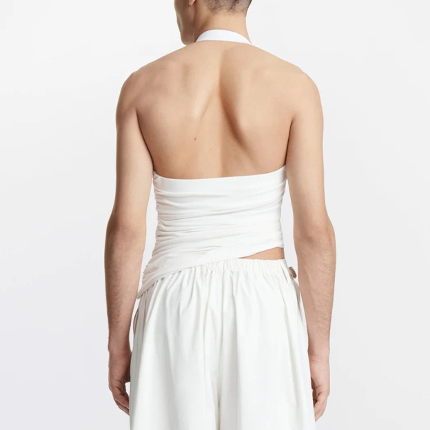 Men's Knit Halter Tank Top - image 3