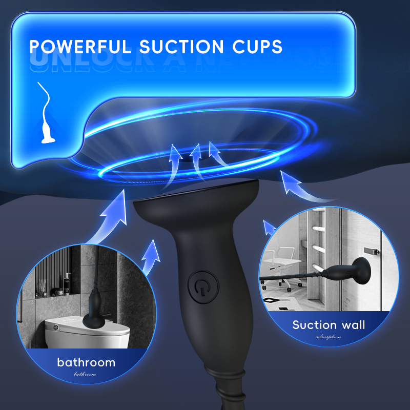 Silicone Electric Urethral Sounding With Suction Cup-WeLovePlugs