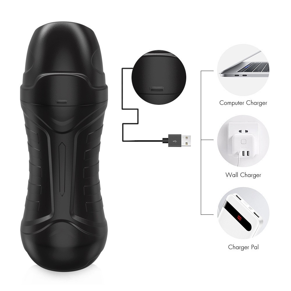 Ultimate Electric Masturbator – 3-mode Sucking & Vibrating Male Stimulation-WeLovePlugs
