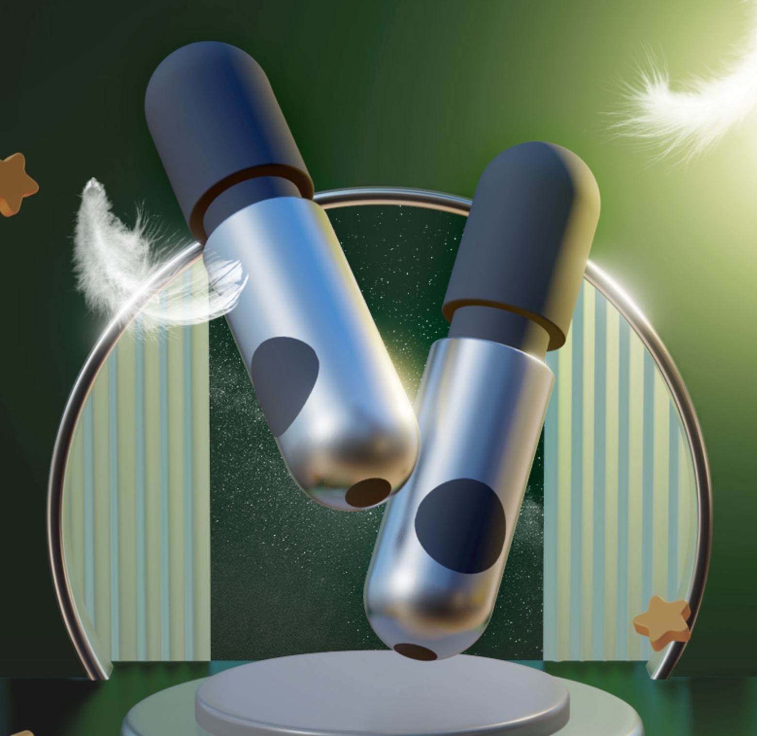 Mini Vibrator Wand 9 Vibrating Modes -WeLovePlugs