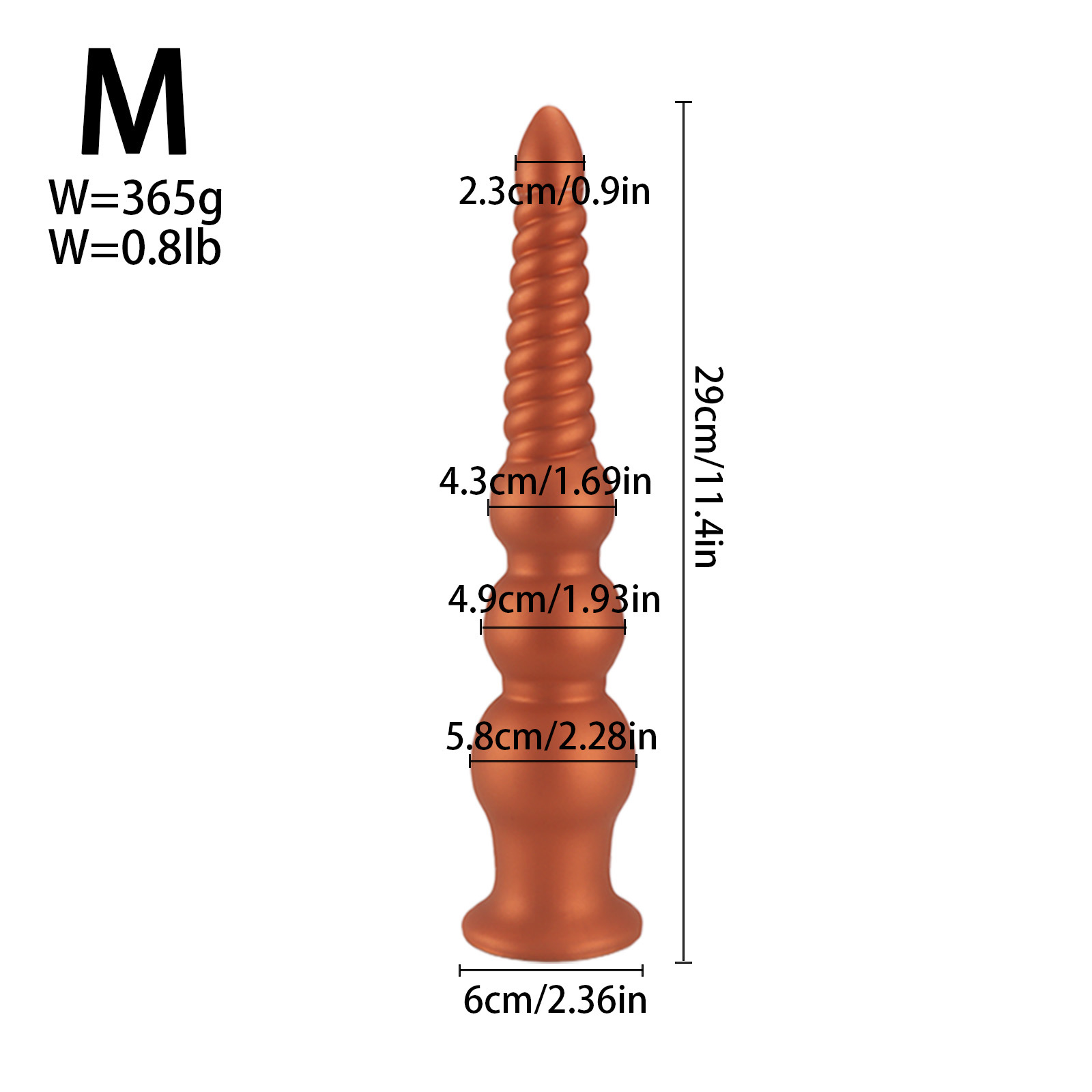 Gape Glider Silicone Plug-WeLovePlugs
