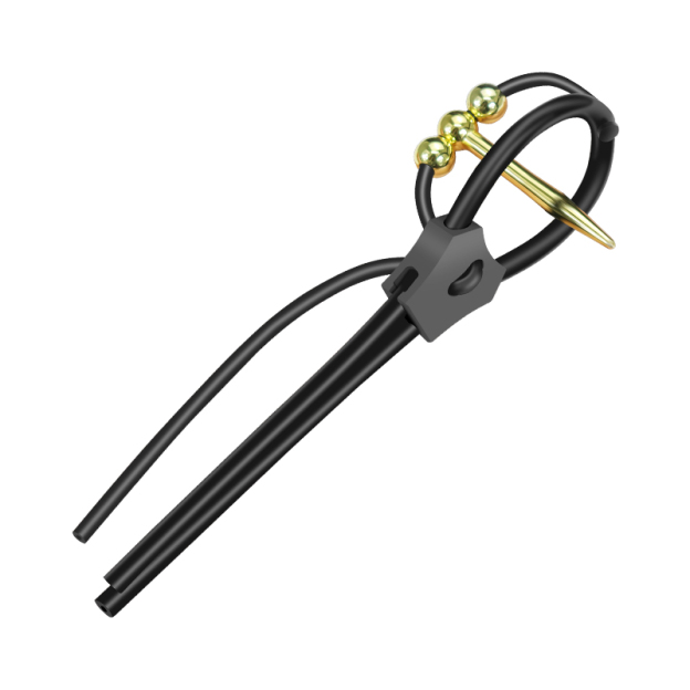 Stainless Steel Urethral Plug with Conductive Silicone Ring - image 2