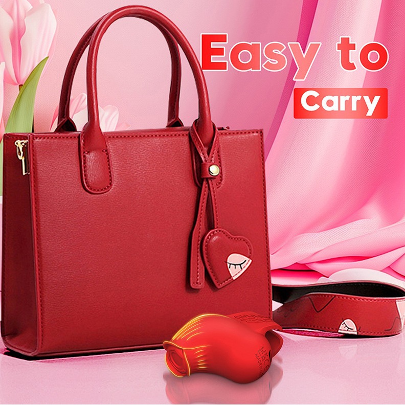 Rose Toy Finger Wearable Vibrator Clitoris Stimulator-WeLovePlugs