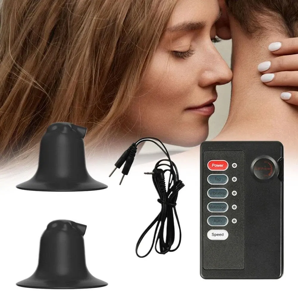 Adjustable Electro Nipple Clamps with Dual Electrodes – Stainless Steel E-Stim Clamps for Beginners & Advanced-WeLovePlugs