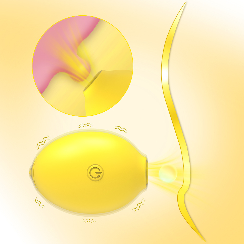 Vibrating Egg Adult Sex Toy Lemon