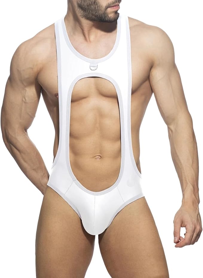 Mens Jockstrap Bodysuit Lingerie Underwear-WeLovePlugs