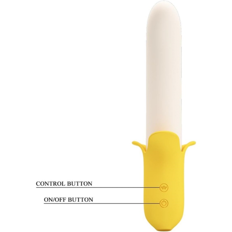 Pretty Love Banana Geek Thrusting Vibrator - image 2
